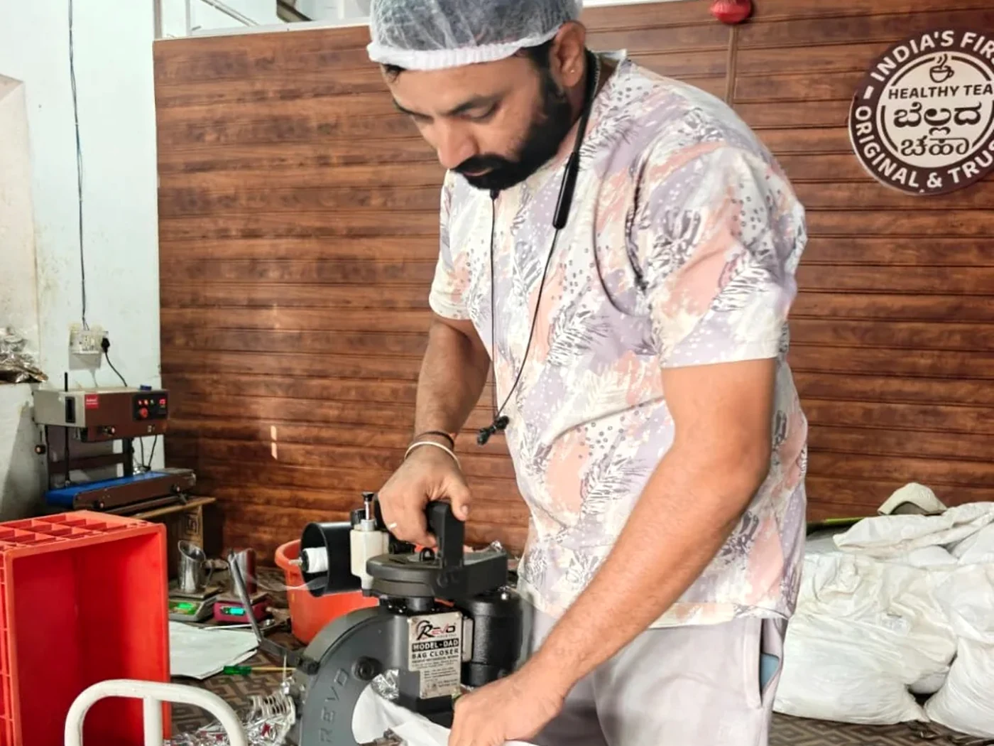Actual PNG Associates premix samples and jaggery stock